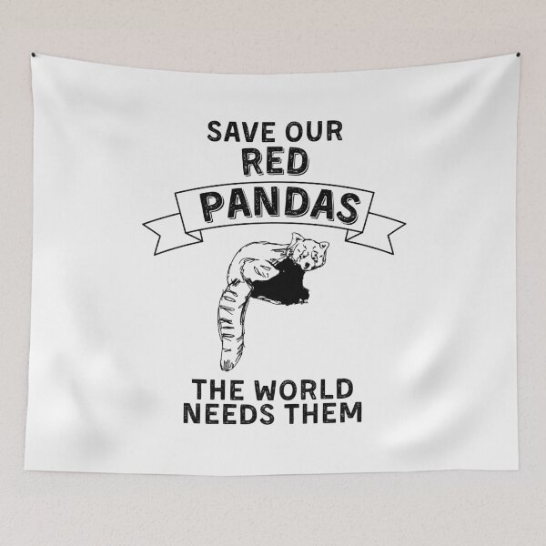 Item preview, Save the Red Pandas, Red Panda Lovers designed and sold by Cute  Pawz.