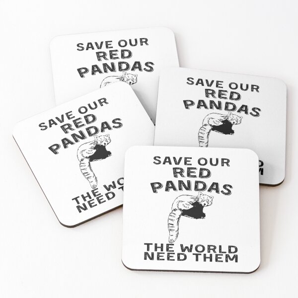 Item preview, Save the Red Pandas, Red Panda Lovers designed and sold by Cute  Pawz.
