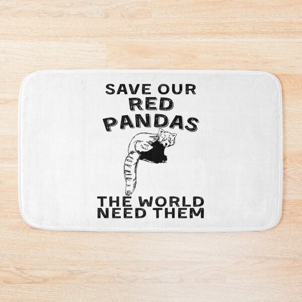 Item preview, Save the Red Pandas, Red Panda Lovers designed and sold by Cute  Pawz.