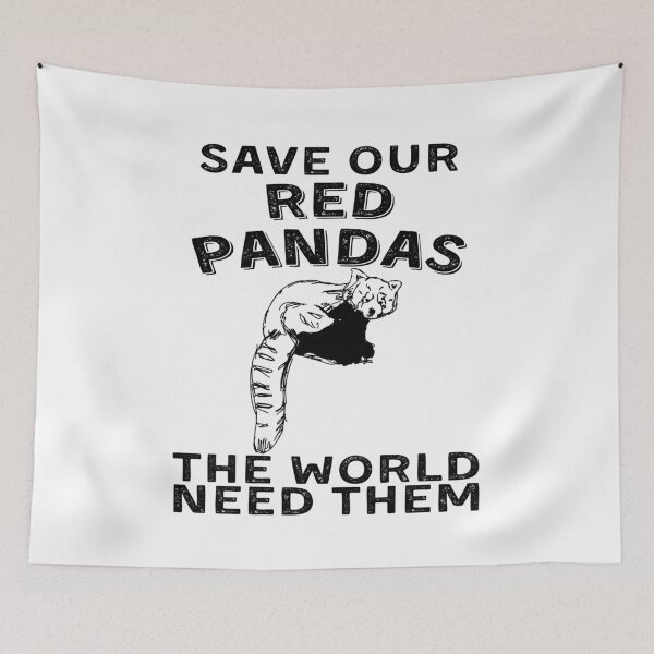 Item preview, Save the Red Pandas, Red Panda Lovers designed and sold by Cute  Pawz.