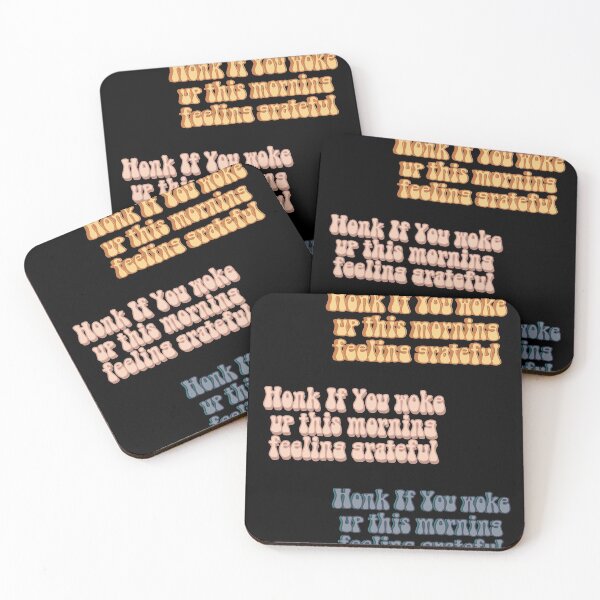 Item preview, honk if you woke up this morning feeling grateful funny *sticker pack* designed and sold by happinestSHOP.