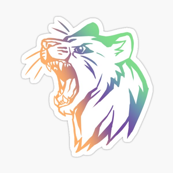Item preview, Colourful Roaring Lioness  designed and sold by Anatthema.