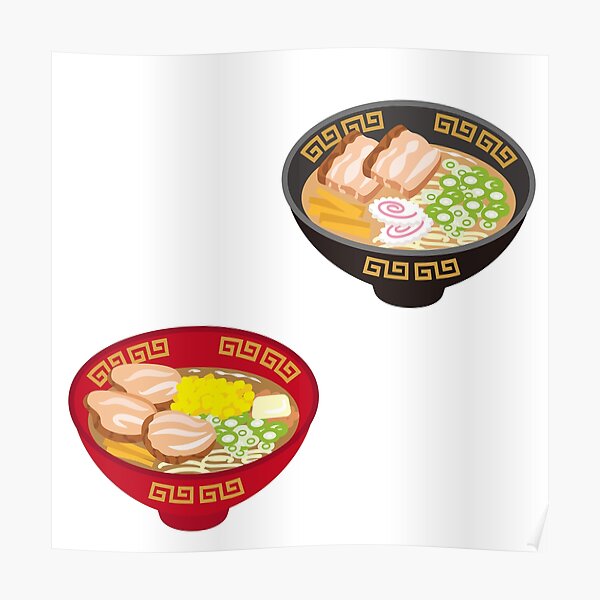 Ponyo Ramen Ramen classique Poster