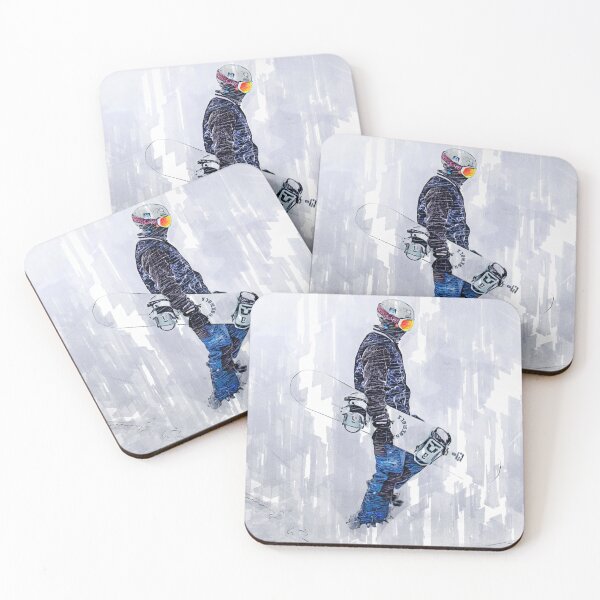 Item preview, Snowboarder Abstract. For snowboard lovers. designed and sold by ColortrixArt.