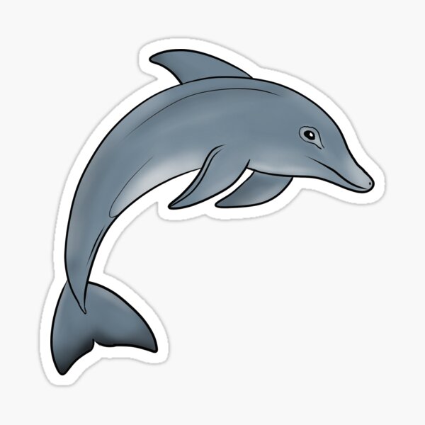 Leaping Dolphin Sticker