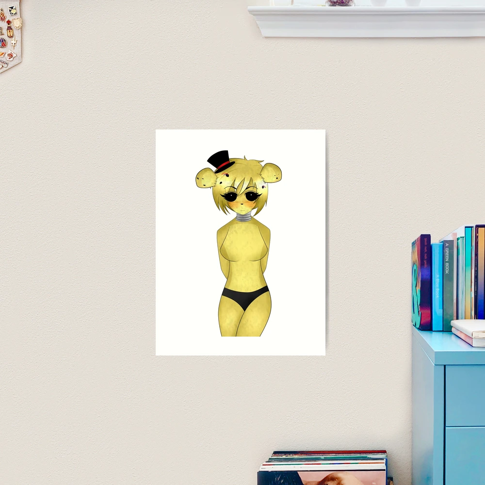 Five Nights in Anime Golden Freddy Poster for Sale by luckyemily1231