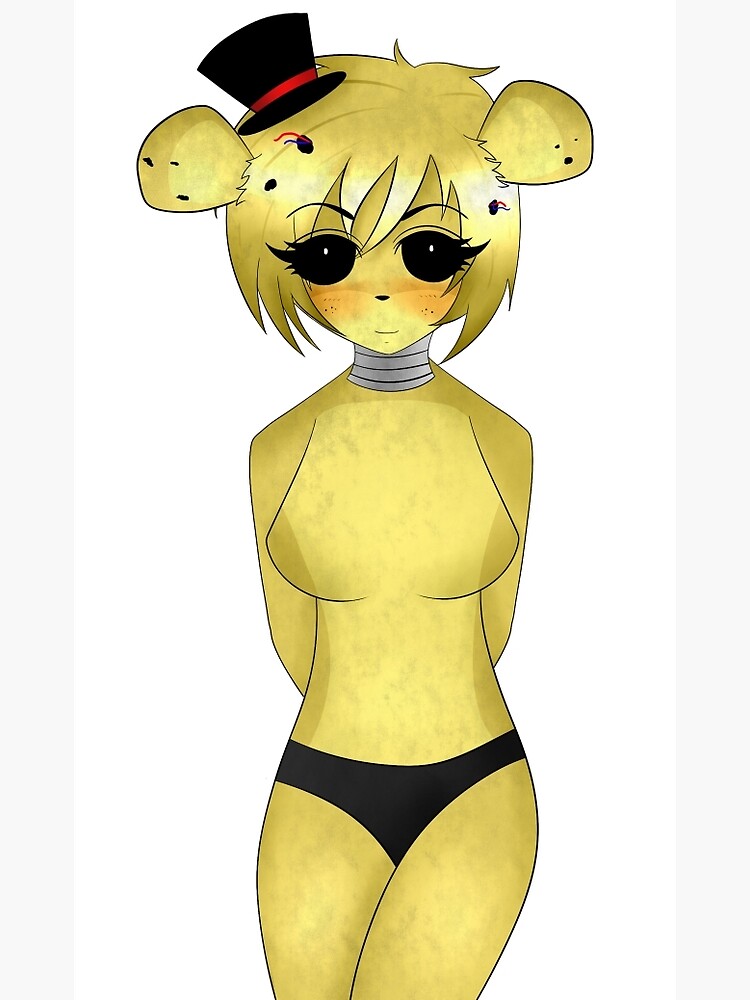 Five Nights in Anime Golden Freddy Poster for Sale by luckyemily1231