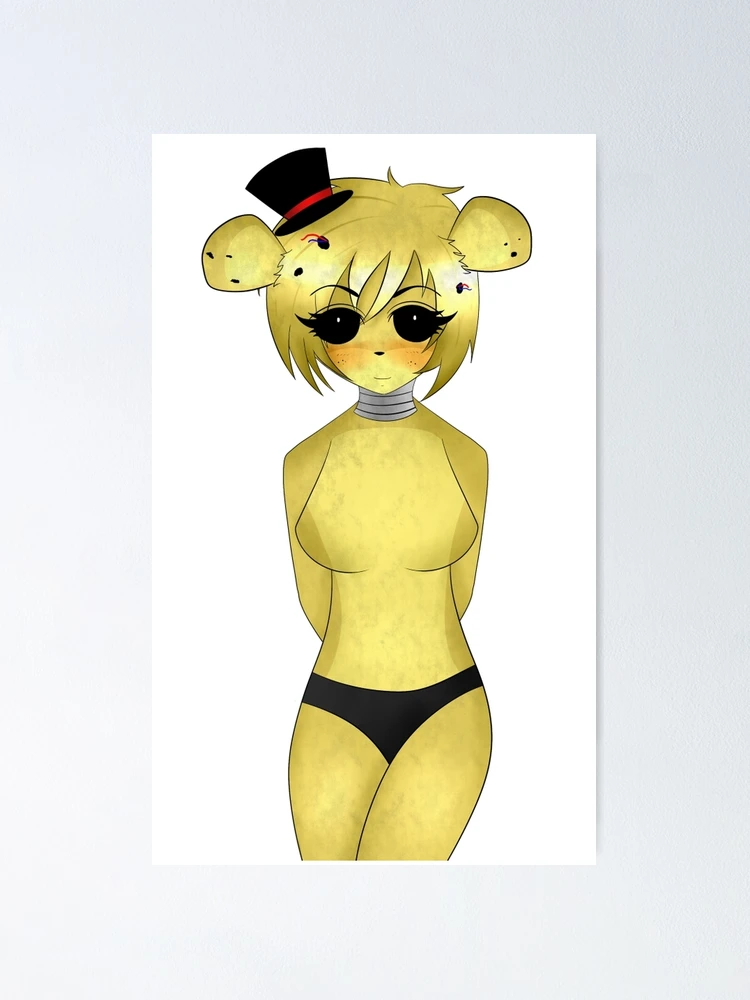Five Nights in Anime Golden Freddy Poster for Sale by