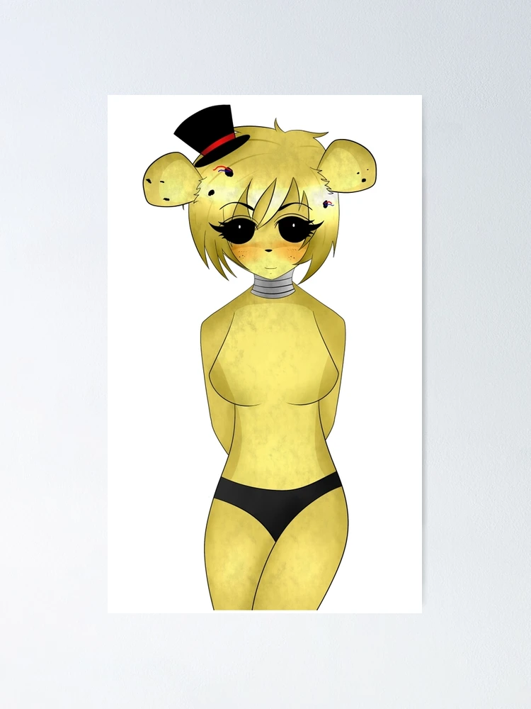 Five Nights in Anime Golden Freddy Poster for Sale by luckyemily1231