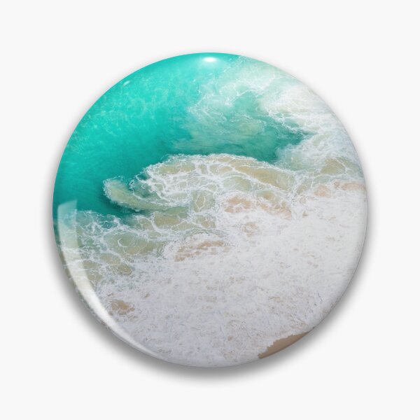 Item preview, Empty Tropical White Sand Beach With Green Transparent Water designed and sold by GabryNY.