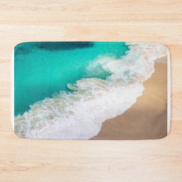 Item preview, Empty Tropical White Sand Beach With Green Transparent Water designed and sold by GabryNY.