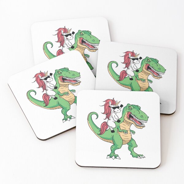 Item preview, Unicorn Riding T-Rex designed and sold by OnepixArt.