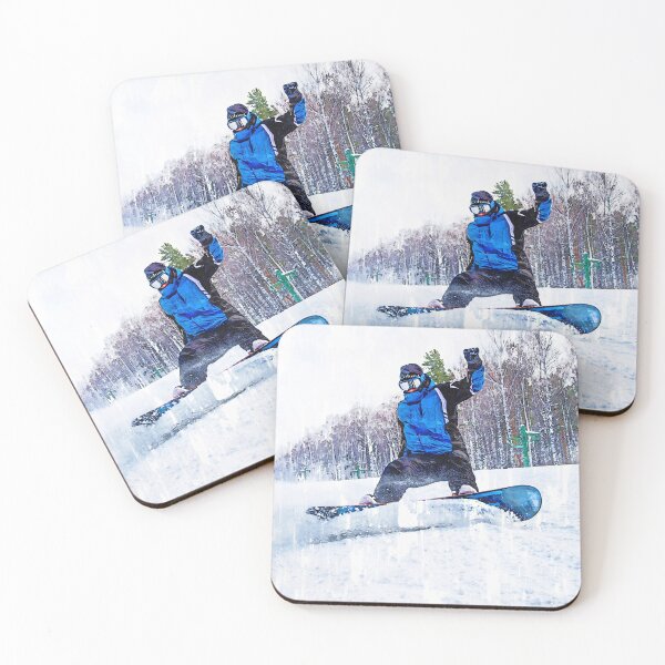 Item preview, Snowboarder In Action. For snowboarding lovers. designed and sold by ColortrixArt.