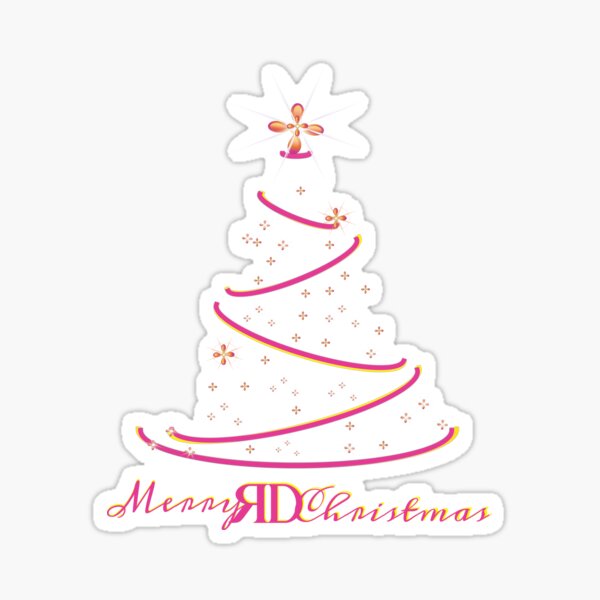 RD Christmas Tree Sticker