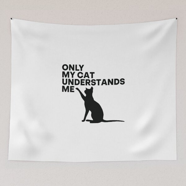 Item preview,  Only My Cat Understands Me designed and sold by ART-SOUF.