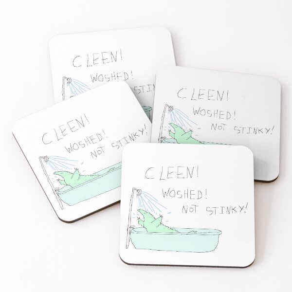 Item preview, Clean! Washed! Not stinky! designed and sold by Vincent Briggs.