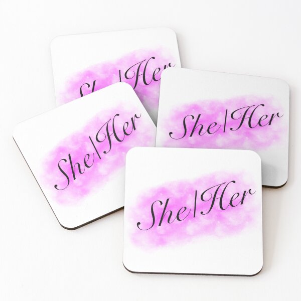 Item preview, She/Her designed and sold by Friend of Frogs.