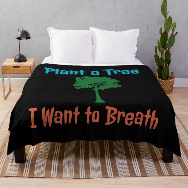Item preview, Plant a Tree I Want to Breath designed and sold by Brat-Cat-Shirts.