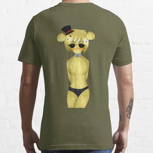 Five Nights in Anime Golden Freddy Essential T-Shirt for Sale by  luckyemily1231