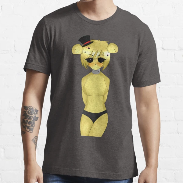 Five Nights in Anime Golden Freddy Essential T-Shirt for Sale by  luckyemily1231