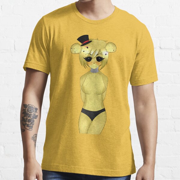 Five Nights in Anime Golden Freddy Essential T-Shirt for Sale by  luckyemily1231