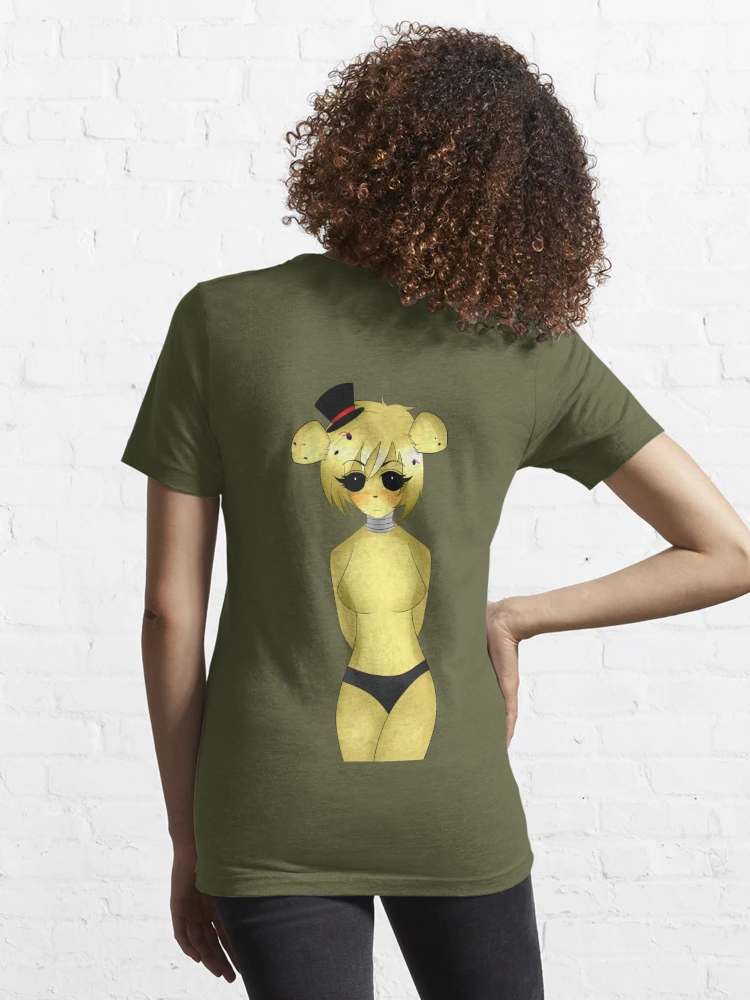 Five Nights in Anime Golden Freddy Essential T-Shirt for Sale by  luckyemily1231