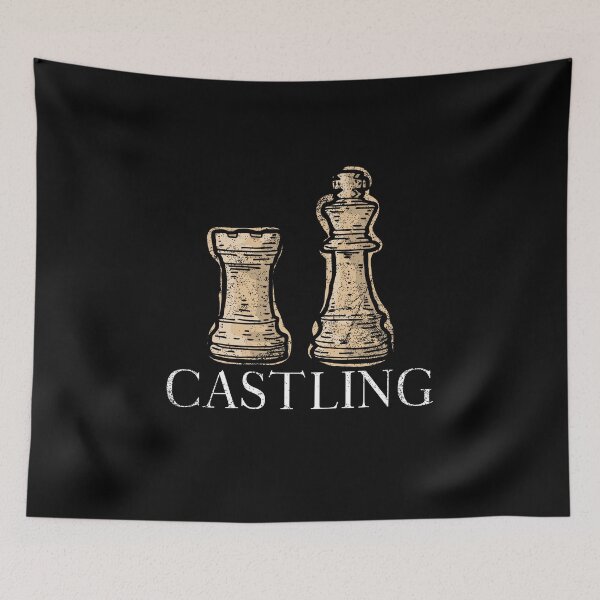 Item preview, Chess Castling Vintage designed and sold by CozyMarket.
