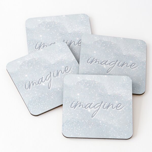 Item preview, imagine a world like that - silver glitter designed and sold by thewayitshine.