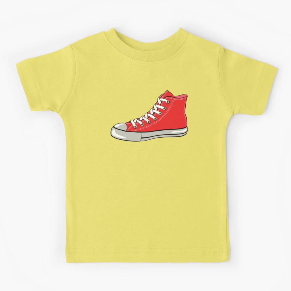 Converse t discount shirt kids yellow