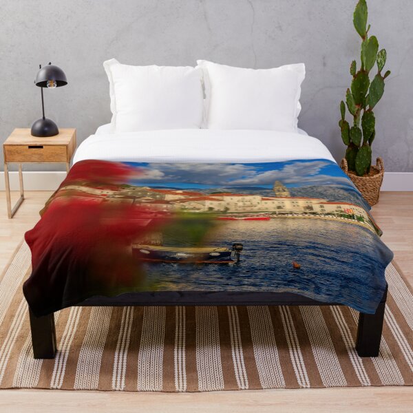 Item preview, Scenic view of the old city of Perast in Kotor Bay designed and sold by SvetlanaSF.