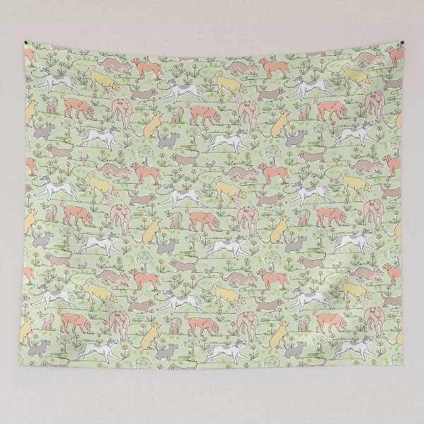 Item preview, Continuous Line Dogs Contour Drawing with Scotties, Doxies and Labs designed and sold by vinpauld.
