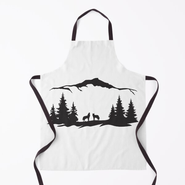 Item preview, Wolf on nature under the mountain designed and sold by endi318.