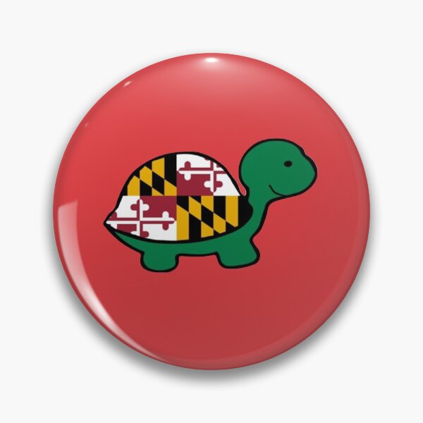 Item preview, Maryland State Flag Turtle designed and sold by Draculaura2009.