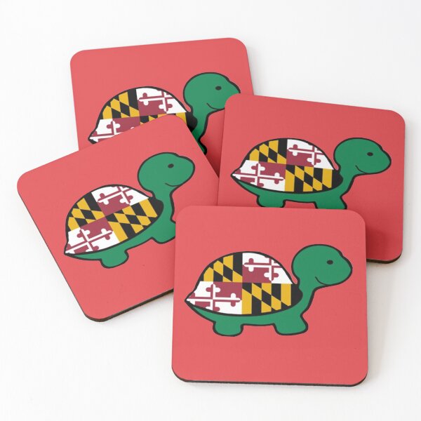 Item preview, Maryland State Flag Turtle designed and sold by Draculaura2009.