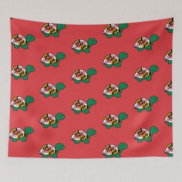 Item preview, Maryland State Flag Turtle designed and sold by Draculaura2009.