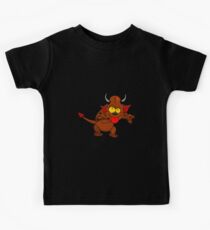 Cartoon devil Kids Tee