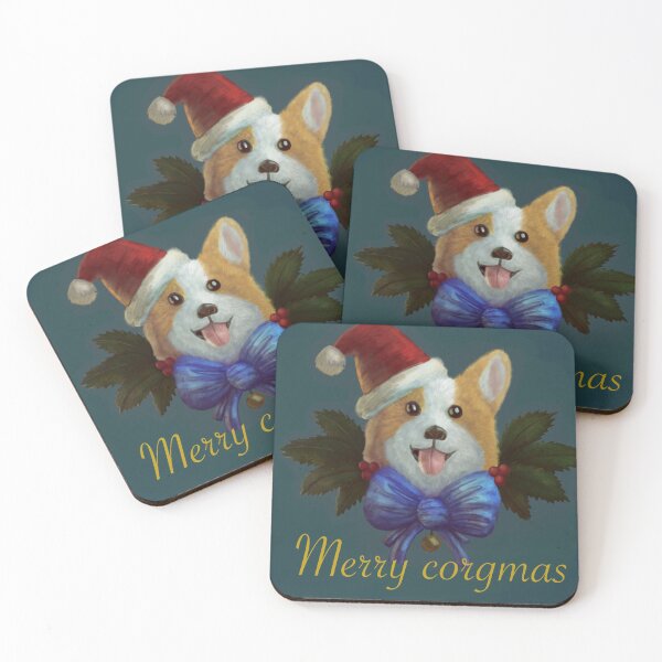 Item preview, Merry corgmas designed and sold by Eli-the-dragon.
