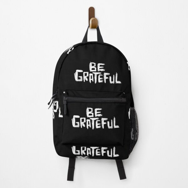 Item preview, Be Grateful, bold hand lettering designed and sold by badlydrawnbabe.
