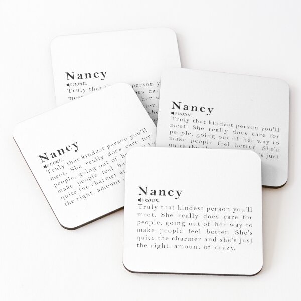 Item preview, Nancy Name Definition Meaning designed and sold by peachyline.