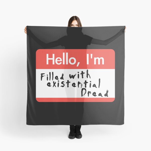 Item preview, Hello I'm Filled With Existential Dread designed and sold by acquiesce13.