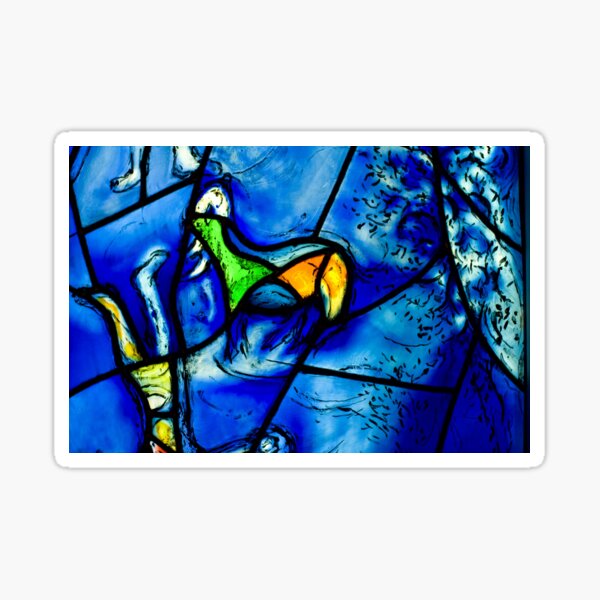 Chagall windows detail Sticker