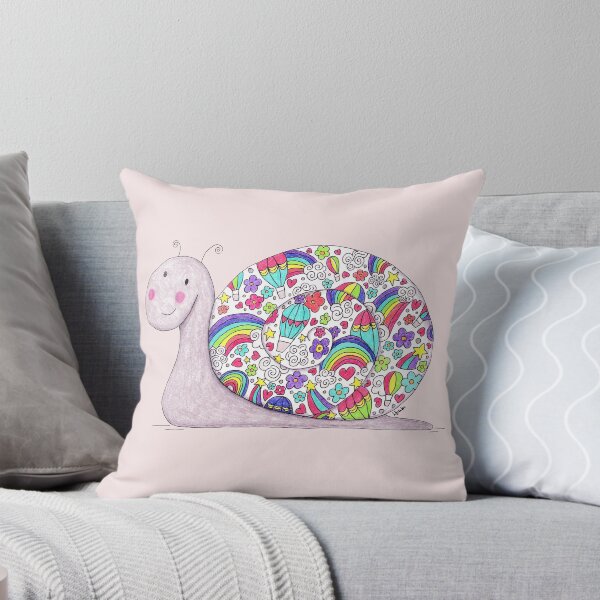 Aperçu de l'œuvre Colourful Snail créée et vendue par LouiseFranksArt.