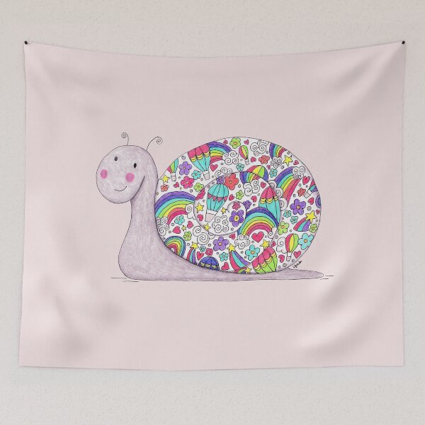 Item preview, Colourful Snail designed and sold by LouiseFranksArt.