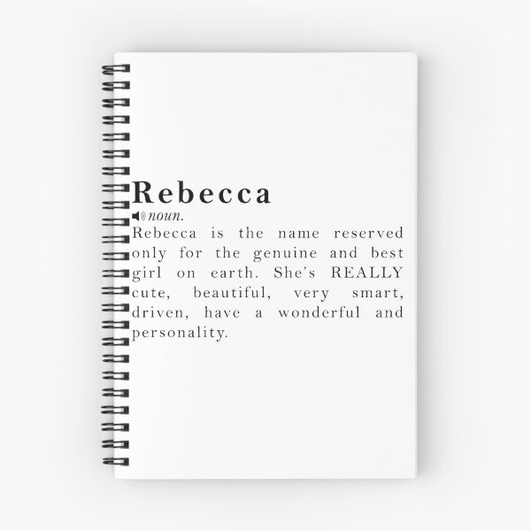 Item preview, Rebecca Name Definition Meaning designed and sold by peachyline.
