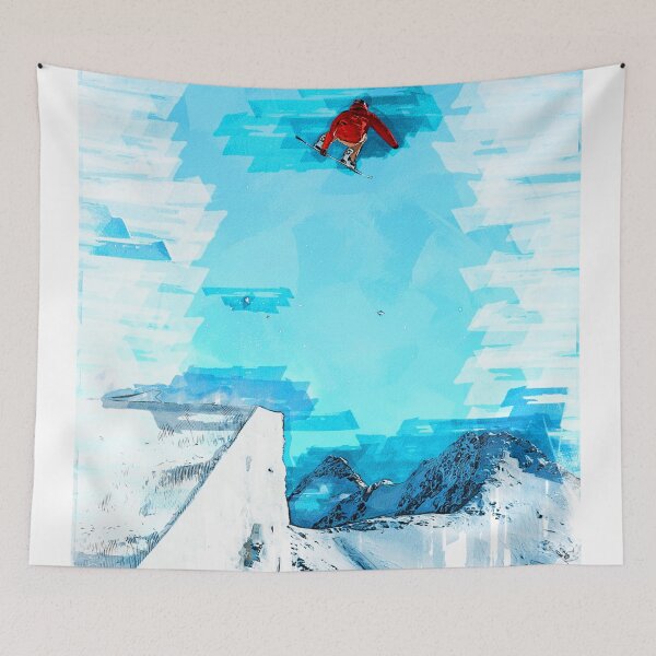 Item preview, Snowboarder In The Air. For snowboarding lovers. designed and sold by ColortrixArt.
