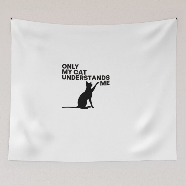 Item preview,  Only My Cat Understands Me designed and sold by ART-SOUF.