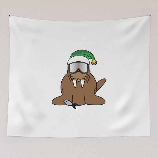 Item preview, Walrus with ski goggles. designed and sold by J-Clark.