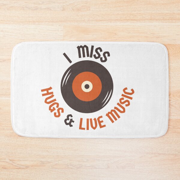Item preview, Vintage I Miss Hugs And Live Music designed and sold by casualism.