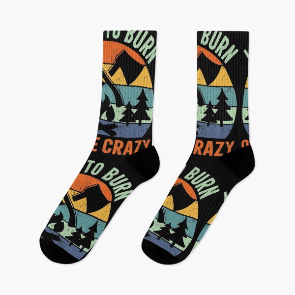 Item preview, I Camp To Burn Off The Crazy Open Trails designed and sold by GravitiTees.
