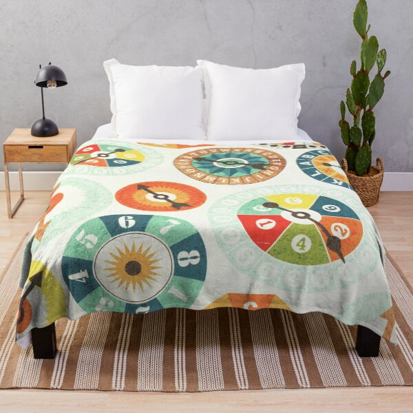 Item preview, Wheel of Fortune - Retro Vintage Game Pattern designed and sold by elevens.